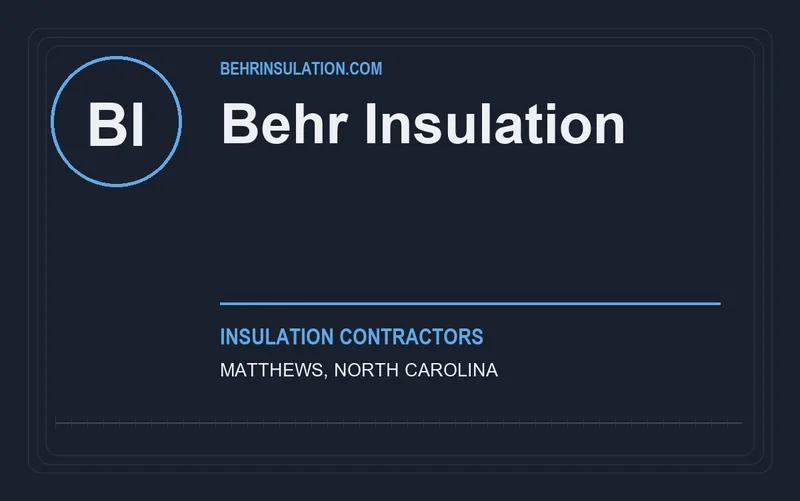 Behr Insulation in Matthews, North Carolina