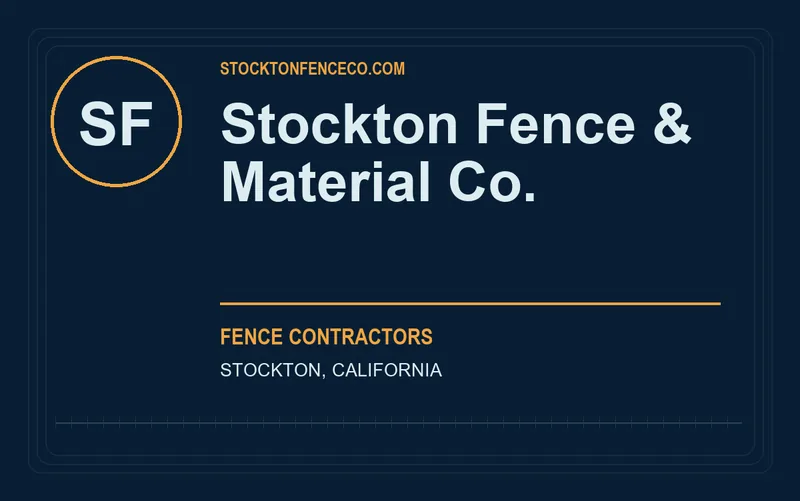 Stockton Fence & Material Co. in Stockton, California
