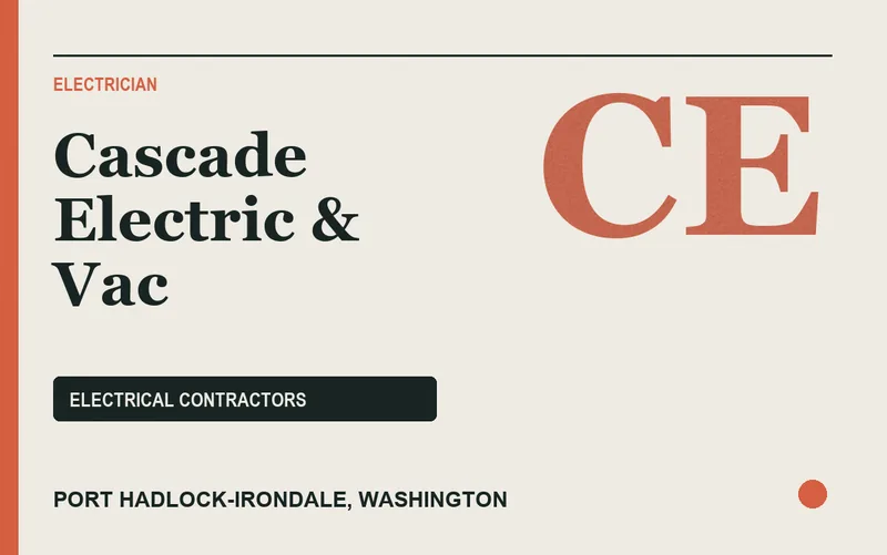 Cascade Electric & Vac in Port Hadlock-Irondale, Washington