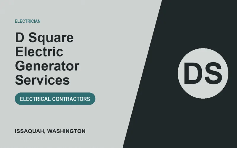 D Square Electric Generator Services in Issaquah, Washington