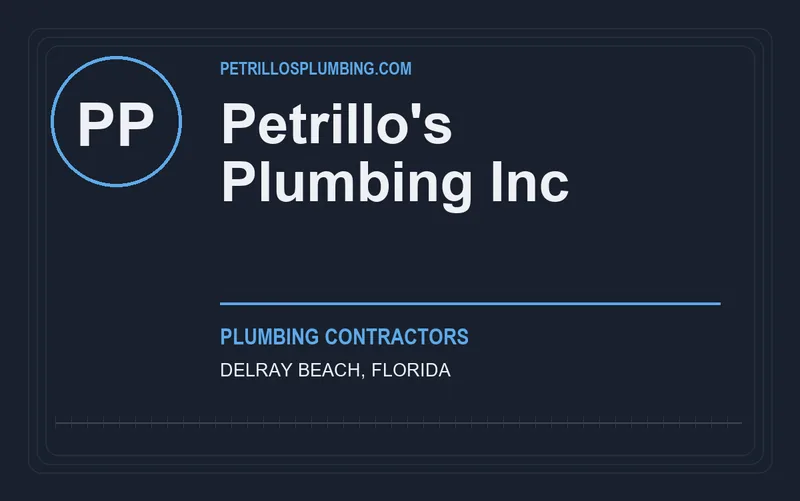 Petrillo's Plumbing Inc in Delray Beach, Florida