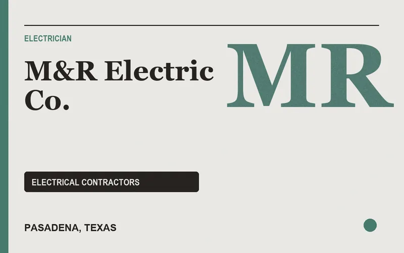 M&R Electric Co. in Pasadena, Texas
