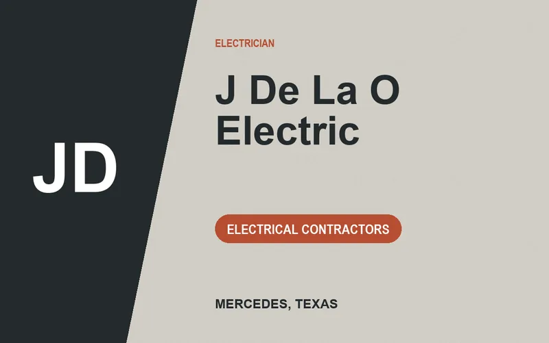 J De La O Electric in Mercedes, Texas