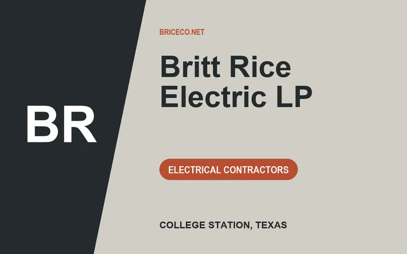 Britt Rice Electric LP in College Station, Texas
