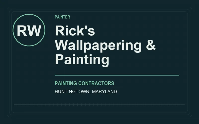 Rick's Wallpapering & Painting in Huntingtown, Maryland