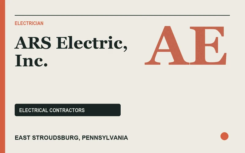 ARS Electric, Inc. in East Stroudsburg, Pennsylvania