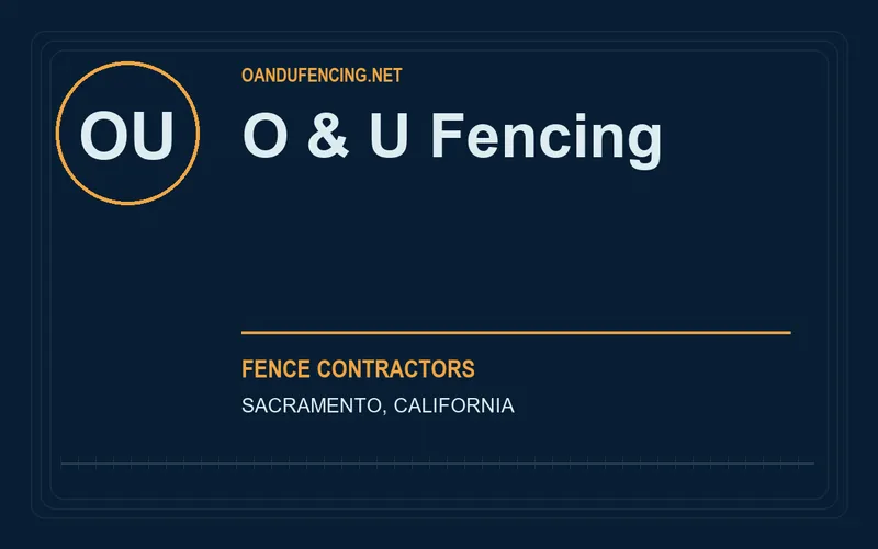 O & U Fencing in Sacramento, California