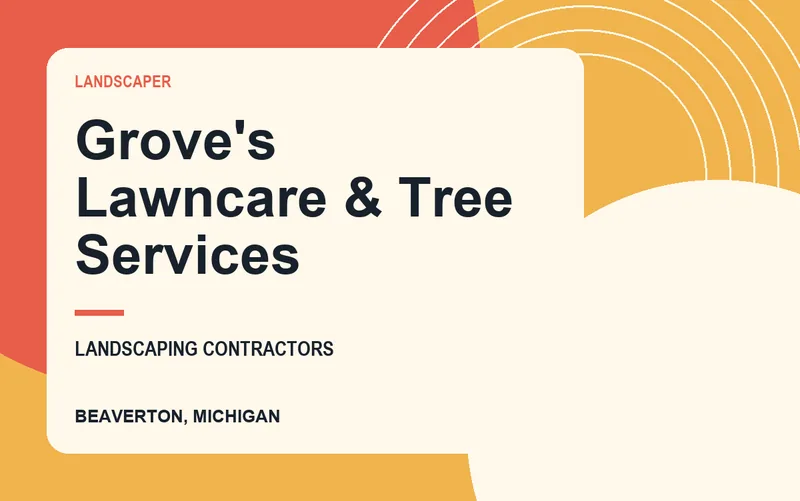 Grove's Lawncare & Tree Services in Beaverton, Michigan