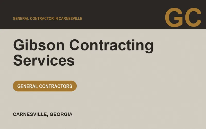 Gibson Contracting Services in Carnesville, Georgia