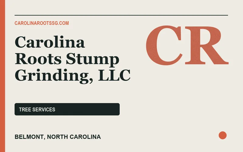 Carolina Roots Stump Grinding, LLC in Belmont, North Carolina