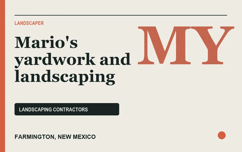 Mario's yardwork and landscaping in Farmington, New Mexico