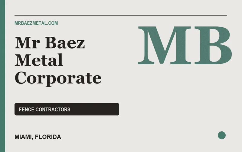 Mr Baez Metal Corporate in Miami, Florida
