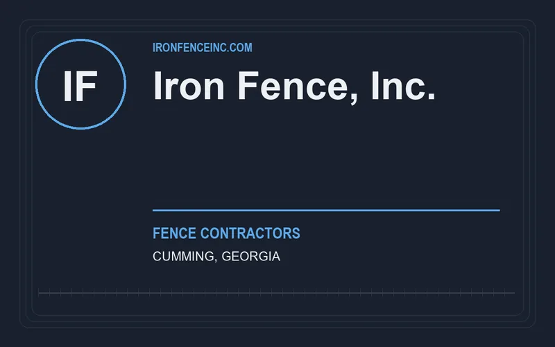 Iron Fence, Inc. in Cumming, Georgia
