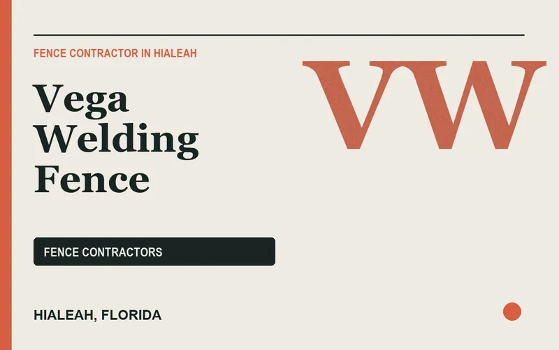 Vega Welding Fence in Hialeah, Florida