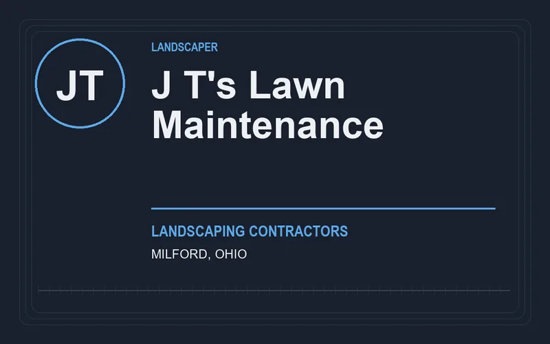 J T's Lawn Maintenance in Milford, Ohio