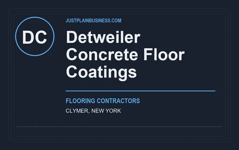 Detweiler Concrete Floor Coatings in Clymer, New York