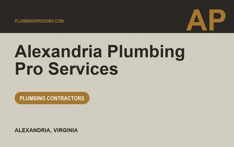 Alexandria Plumbing Pro Services in Alexandria, Virginia