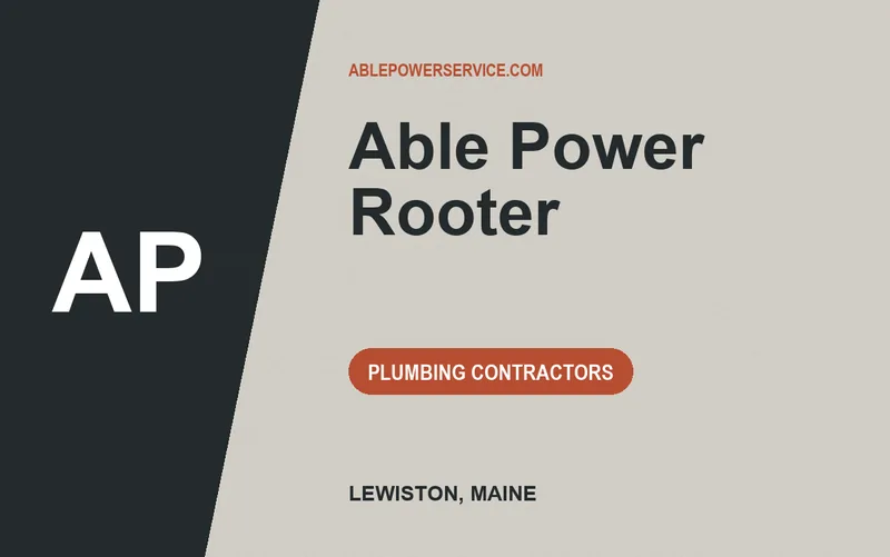 Able Power Rooter in Lewiston, Maine