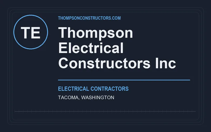 Thompson Electrical Constructors Inc in Tacoma, Washington