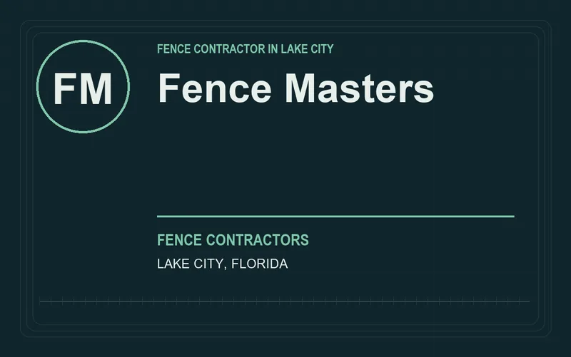 Fence Masters in Lake City, Florida