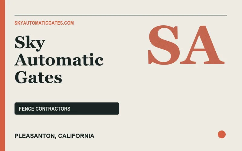 Sky Automatic Gates in Pleasanton, California