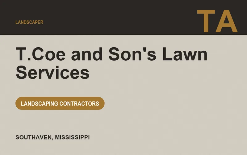 T.Coe and Son's Lawn Services in Southaven, Mississippi