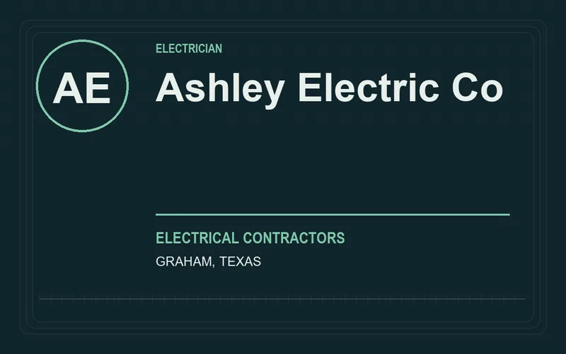 Ashley Electric Co in Graham, Texas