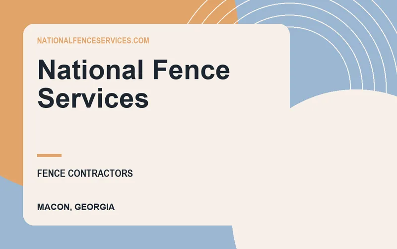 National Fence Services in Macon, Georgia
