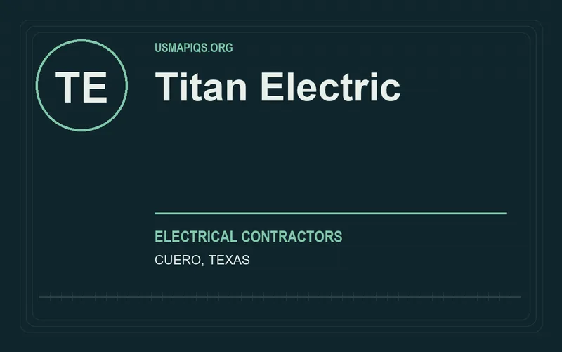 Titan Electric in Cuero, Texas