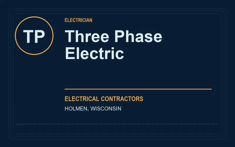 Three Phase Electric in Holmen, Wisconsin