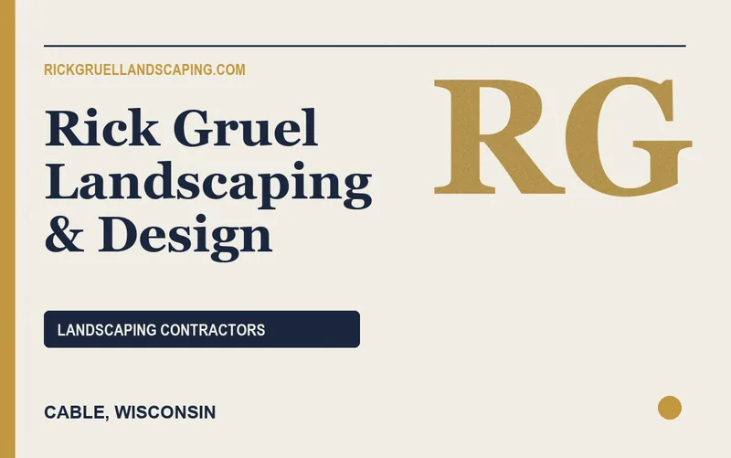 Rick Gruel Landscaping & Design in Cable, Wisconsin