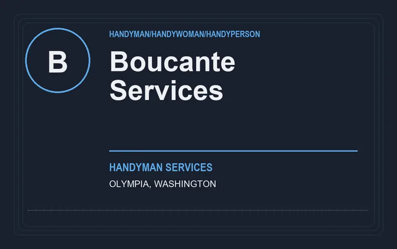 Boucante Services in Olympia, Washington