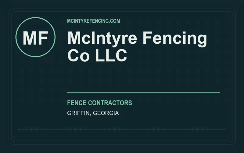 McIntyre Fencing Co LLC in Griffin, Georgia