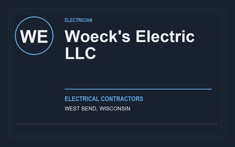 Woeck's Electric llc in West Bend, Wisconsin