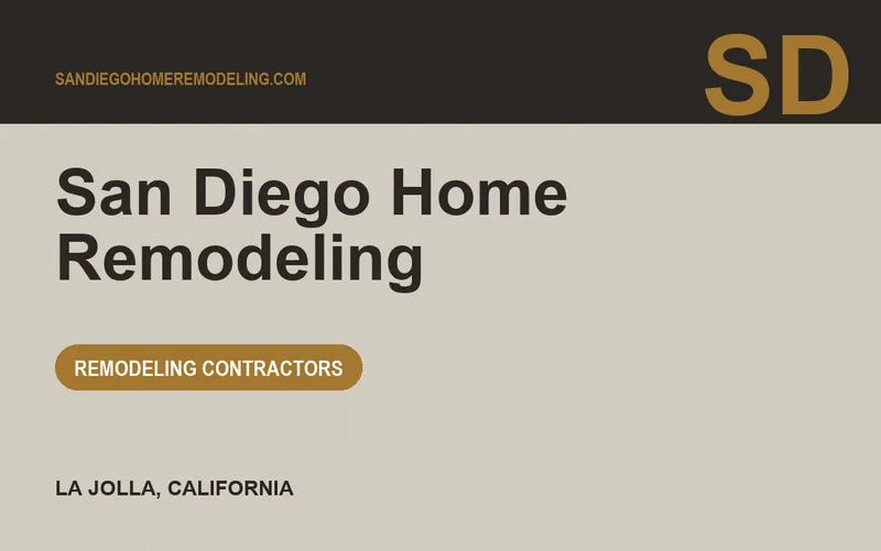 San Diego Home Remodeling in La Jolla, California