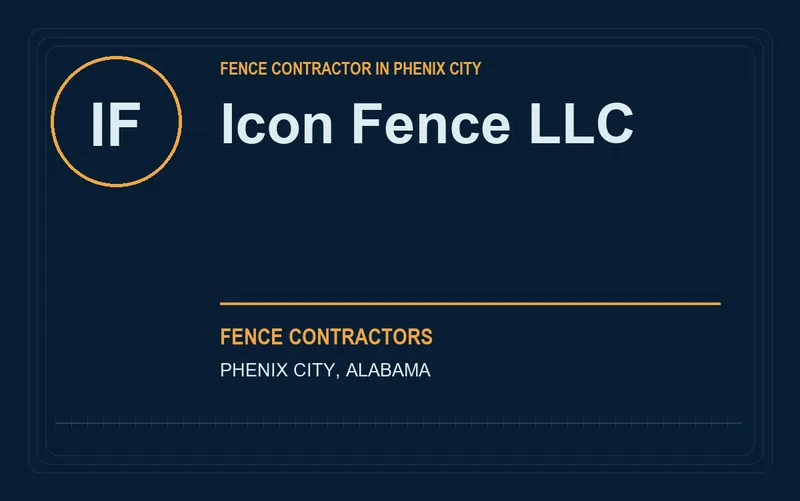 ICON FENCE LLC in Phenix City, Alabama