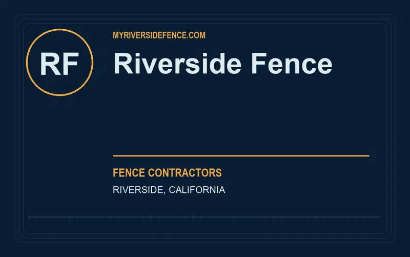 Riverside Fence in Riverside, California