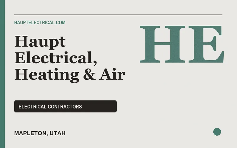 Haupt Electrical, Heating & Air in Mapleton, Utah