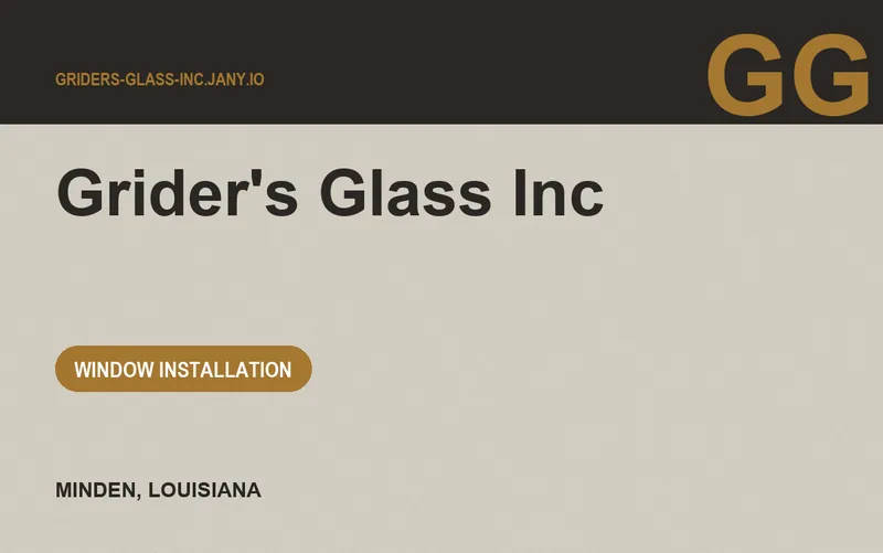 Grider's Glass Inc in Minden, Louisiana