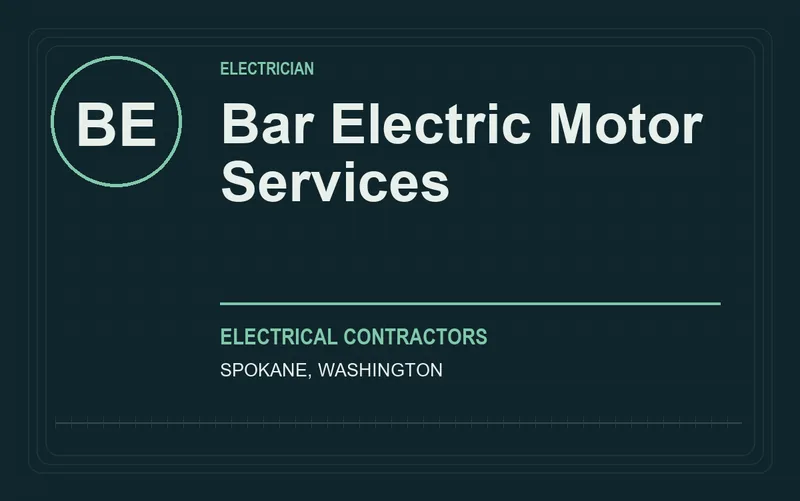 Bar Electric Motor Services in Spokane, Washington