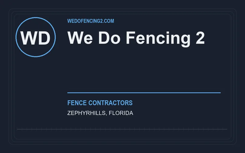 We Do Fencing 2 in Zephyrhills, Florida