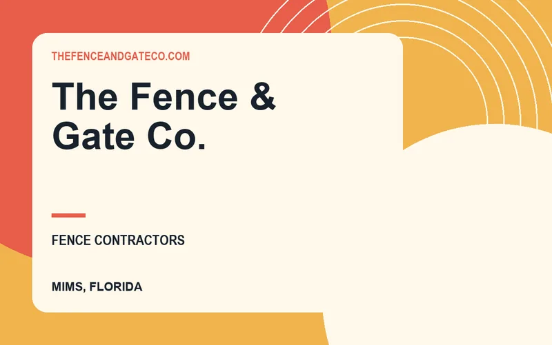 The Fence & Gate Co. in Mims, Florida