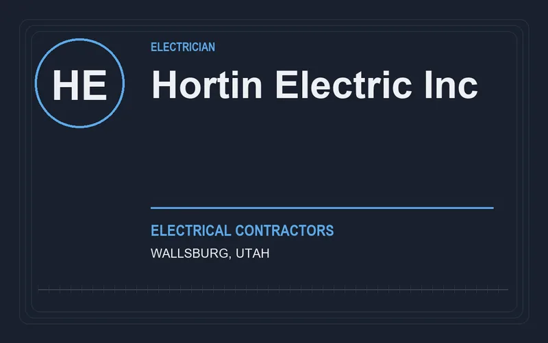 Hortin Electric Inc in Wallsburg, Utah