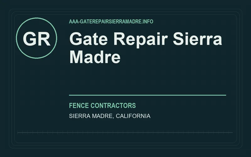 Gate Repair Sierra Madre in Sierra Madre, California