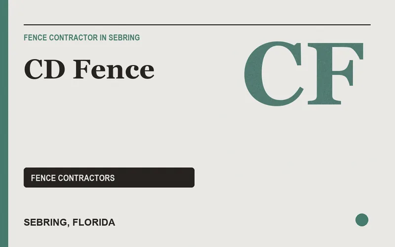 CD Fence in Sebring, Florida