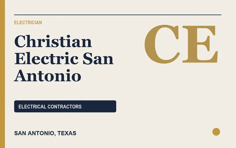 Christian Electric San Antonio in San Antonio, Texas