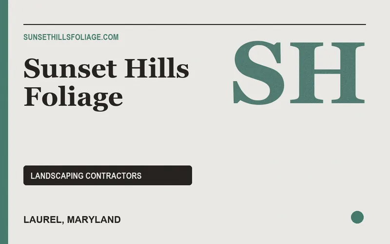 Sunset Hills Foliage in Laurel, Maryland