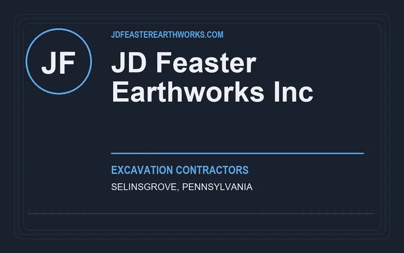 JD Feaster Earthworks Inc in Selinsgrove, Pennsylvania