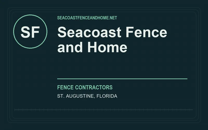 Seacoast Fence and Home in St. Augustine, Florida