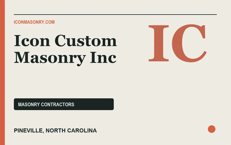 Icon Custom Masonry Inc in Pineville, North Carolina